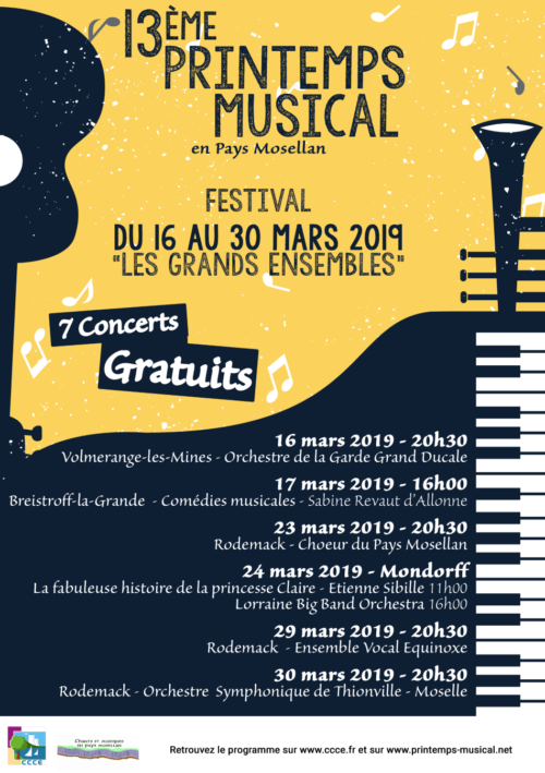 Affiche 13ème Printemps Musical