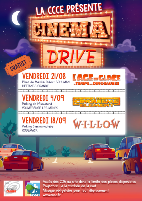 Affiche A3 CINE DRIVE